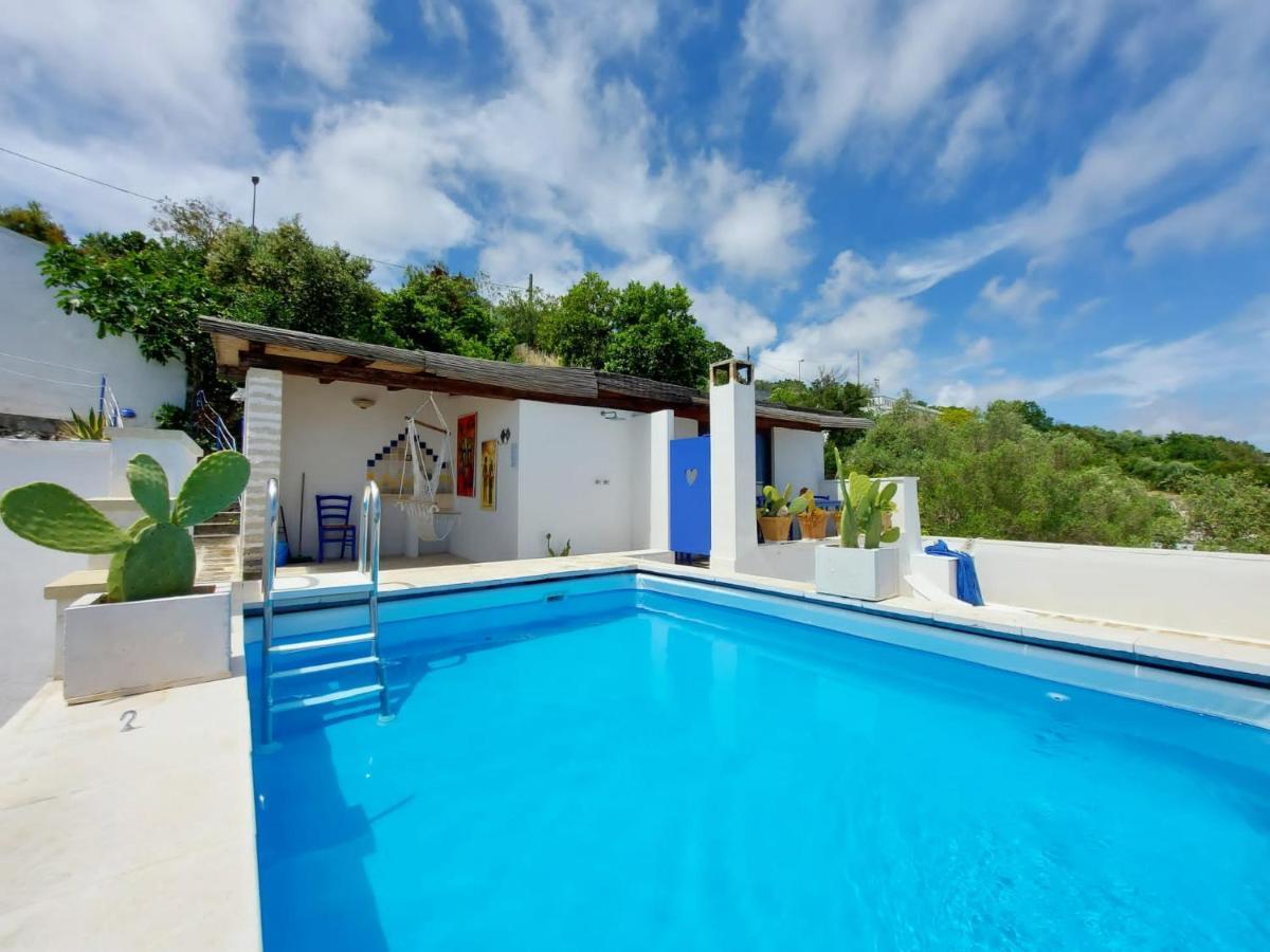 Blu Suite Cottage Sul Mare E Swimming Pool Триказе Экстерьер фото