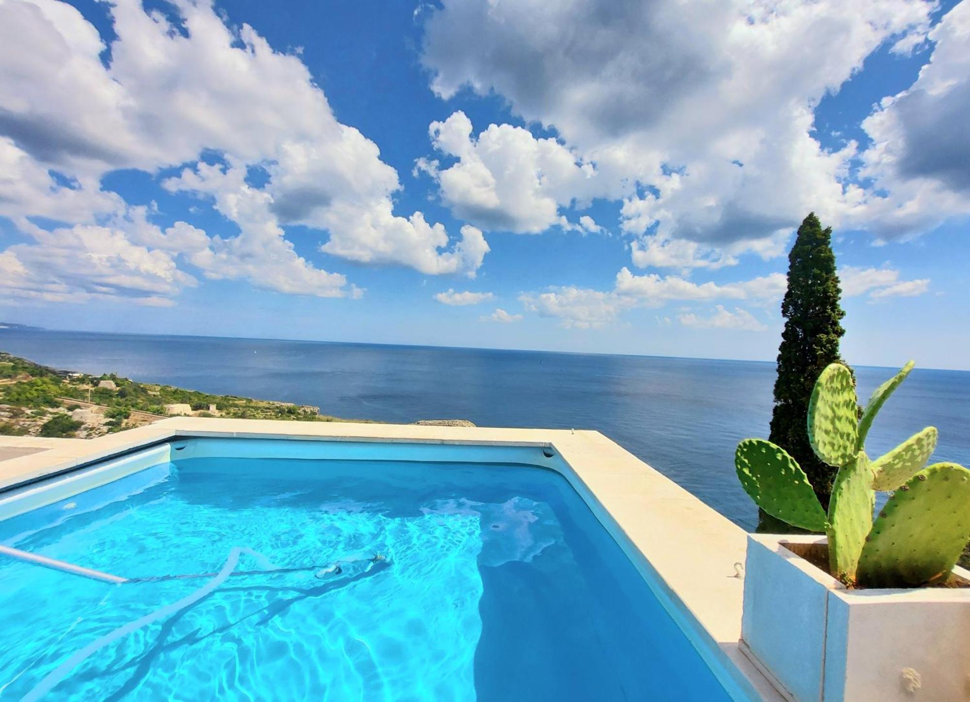 Blu Suite Cottage Sul Mare E Swimming Pool Триказе Экстерьер фото